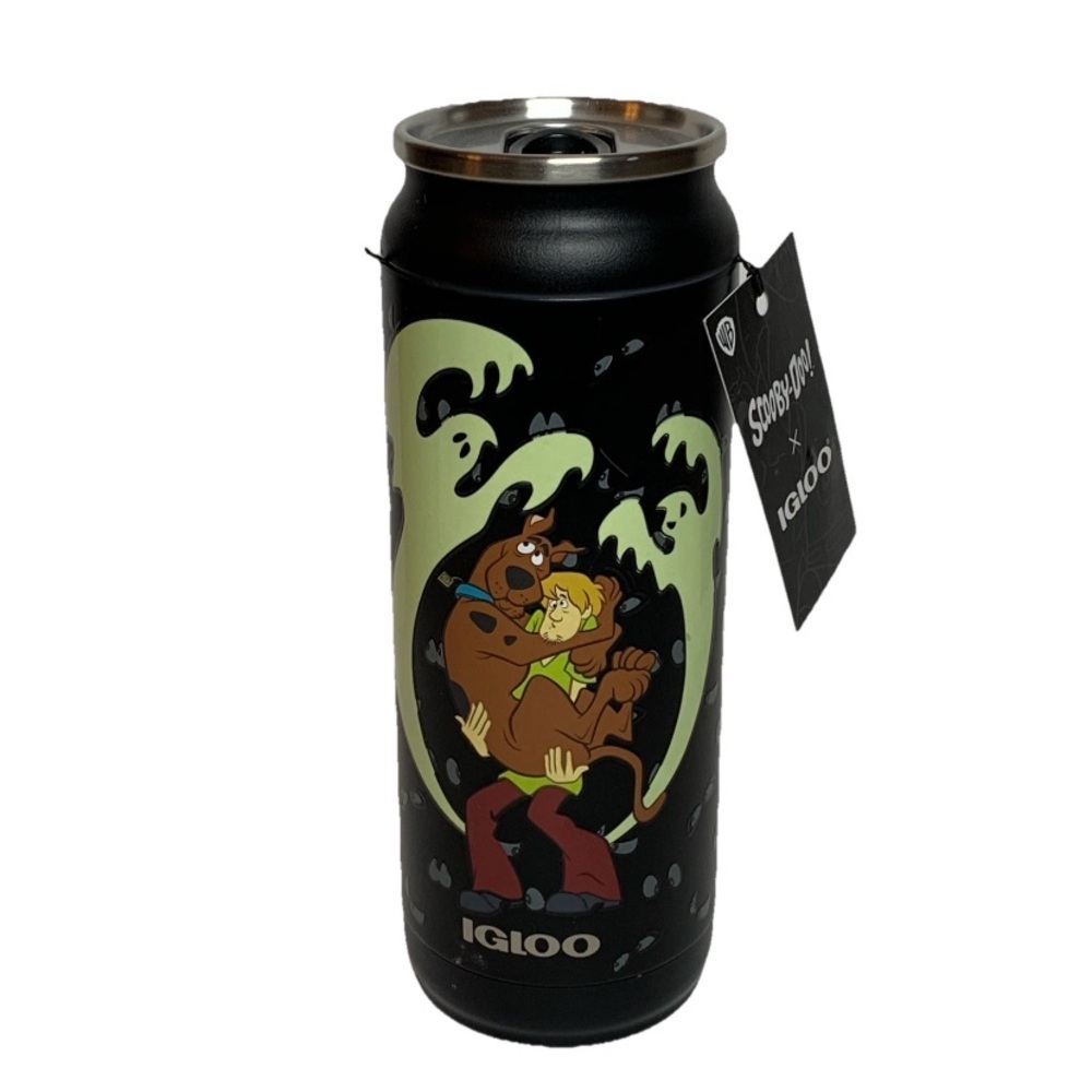 Scooby Doo Tumbler 16 oz Igloo Can Glow In The Dark Ghosts New